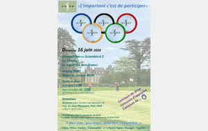 Compétition sur le thème des  &quot;Jeux Olympiques&quot; Dim 16 juin Scramble à 2